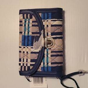 Vera Bradley Ultimate Wristlet in Santiago Woven nwt